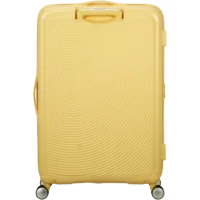 Maleta de cabina Soundbox American Tourister, vista principal, carcasa rígida, ruedas 360° y diseño resistente