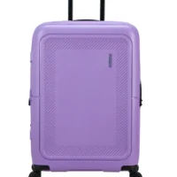 Maleta grande Dashpop American Tourister, detalle del cierre, cierre TSA integrado y estructura segura