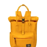 Mochila urbana Urban Groove American Tourister en color amarillo, vista principal