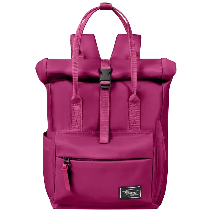 Mochila urbana Urban Groove American Tourister en color orquídea, vista principal