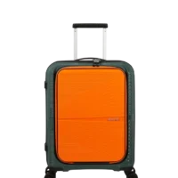 Maleta de cabina American Tourister, vista principal, carcasa rígida, ruedas 360° y diseño resistente