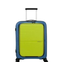 Maleta de cabina American Tourister, vista principal, carcasa rígida, ruedas 360° y diseño resistente