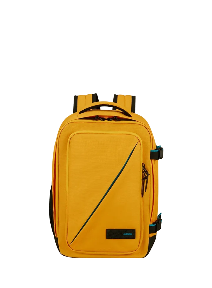 Mochila de cabina Take2Cabin American Tourister en color amarillo, vista principal