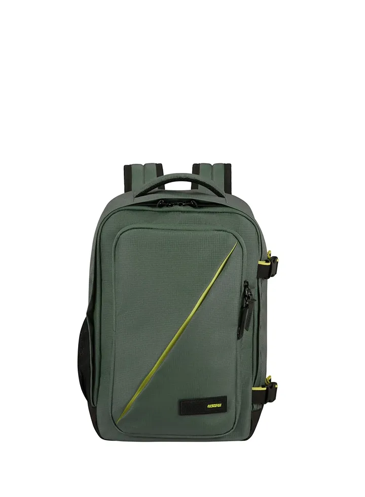 Mochila de cabina Take2Cabin American Tourister en color verde bosque, vista principal