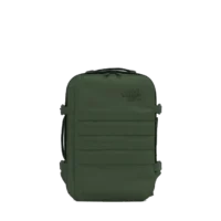 Mochila CabinZero Military 28L Mystic Green, vista de producto para viaje y cabina