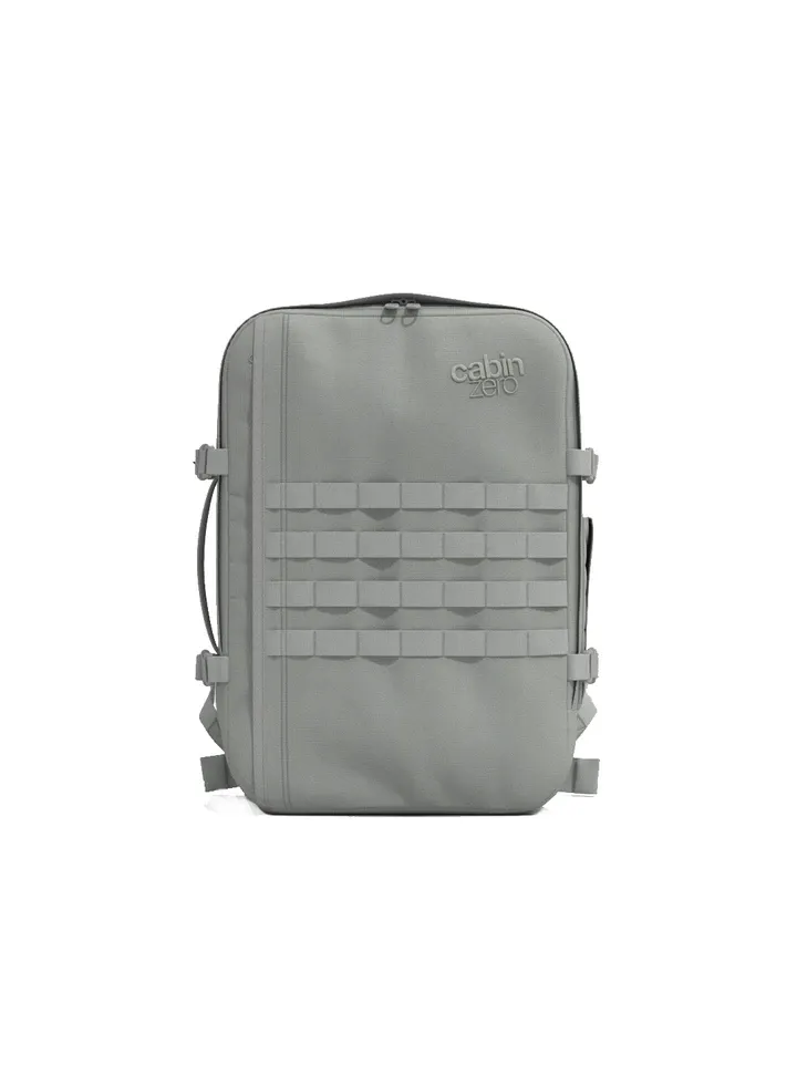 Mochila CabinZero Military 28L Frosty Morning, vista de producto para viaje y cabina