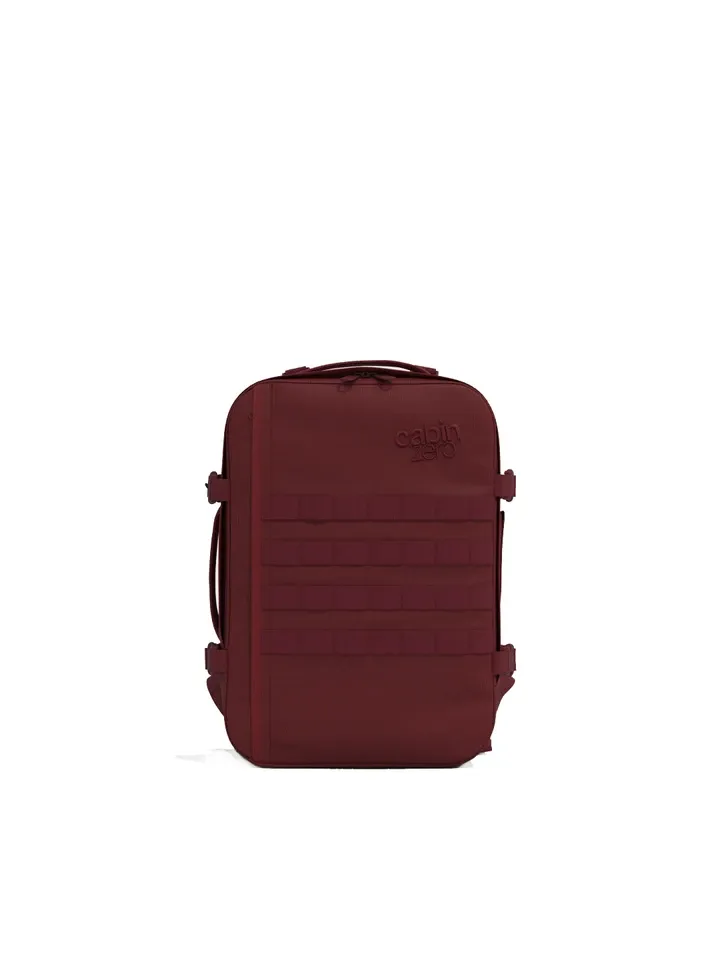 Mochila CabinZero Military 28L Marrakech, vista de producto para viaje y cabina
