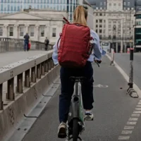 Mochila CabinZero Military 36L, vista de producto para viaje y cabina