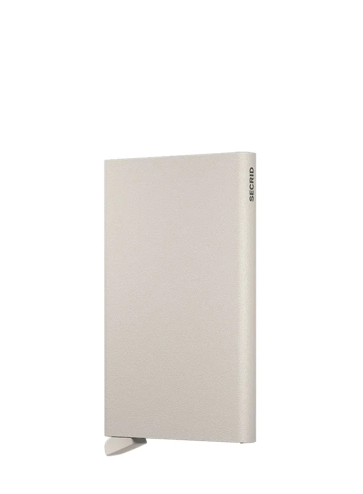 Tarjetero metálico Secrid _tarjetero_cardprotector_powder_white con diseño compacto