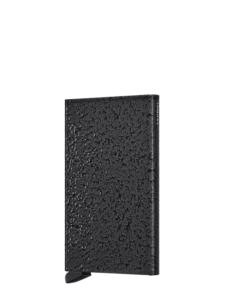 Tarjetero metálico Secrid _tarjetero_cardprotector_hammerstone_carcoal con diseño compacto