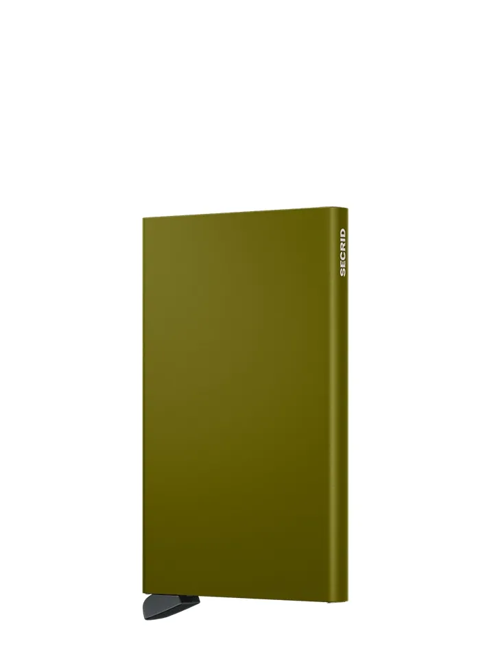 Tarjetero metálico Secrid _tarjetero_cardprotector_kelp con diseño compacto