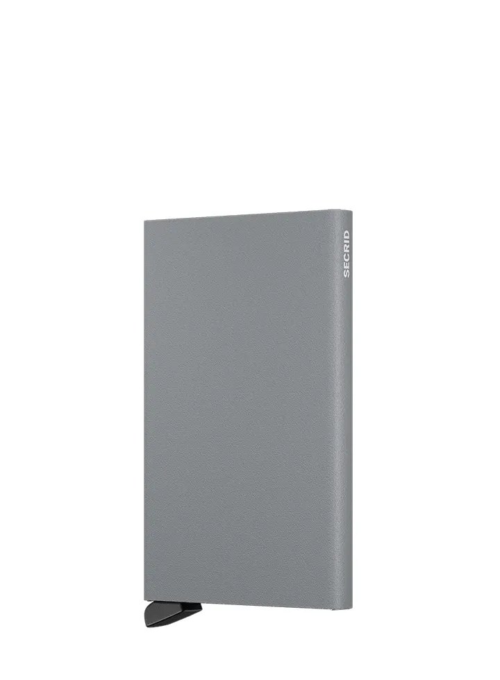 Tarjetero metálico Secrid _tarjetero_cardprotector_powder_grey con diseño compacto