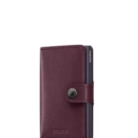Tarjetero metálico Secrid _tarjetero_miniwallet_original_cranberry con diseño compacto