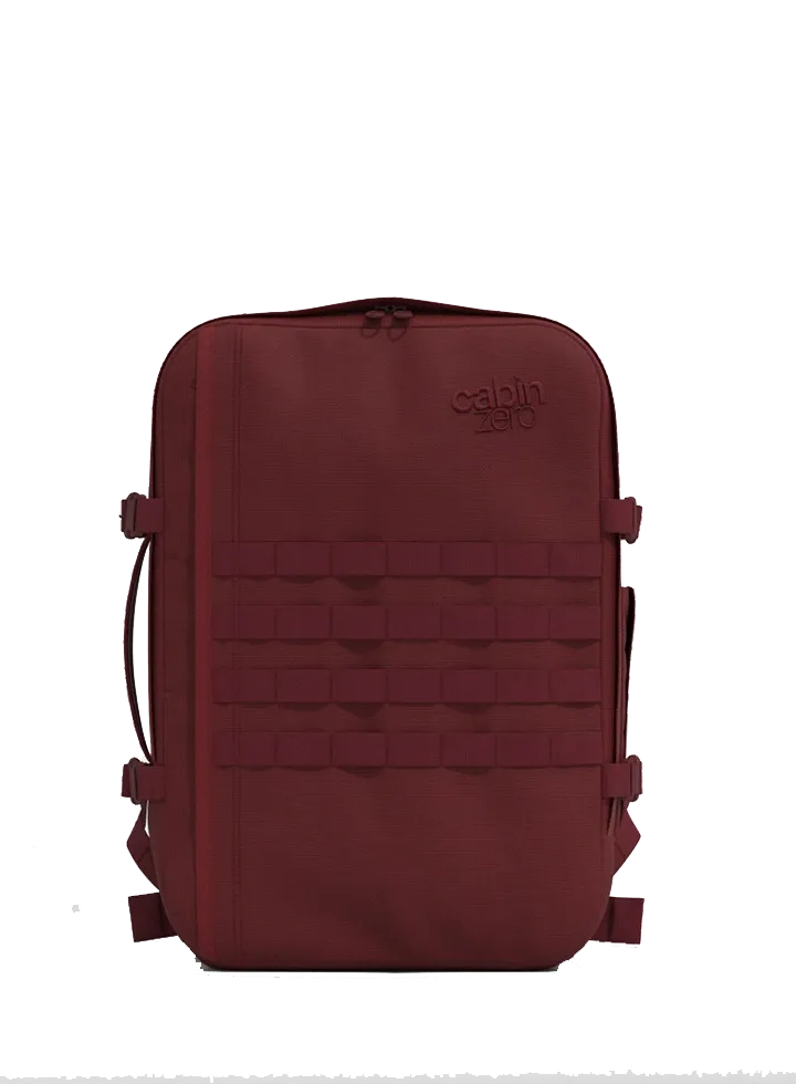 Mochila CabinZero Military 44L Marrakech, vista de producto para viaje y cabina