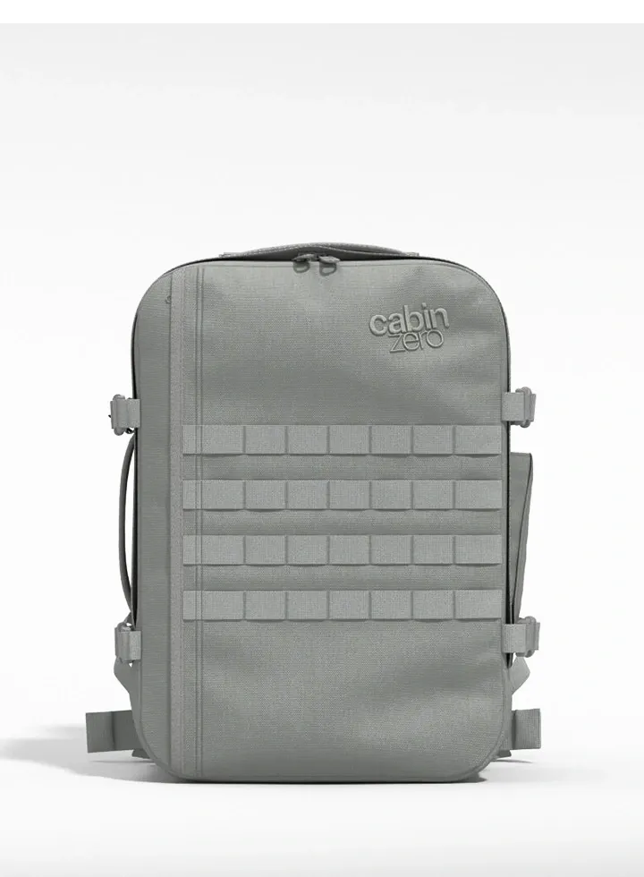 Mochila CabinZero Military 44L Frosty Morning, vista de producto para viaje y cabina