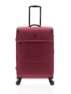 maleta mediana gladiator helios roja vista frontal