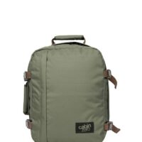 Mochila CabinZero Classic 28L Khaki, vista de producto para viaje y cabina