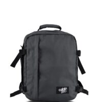 Mochila CabinZero Classic 28L Original Grey, vista de producto para viaje y cabina