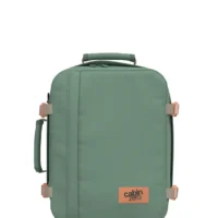 Mochila CabinZero Classic 28L Sage Forest, vista de producto para viaje y cabina